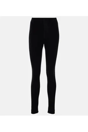 WARDROBE.NYC Leggings de terciopelo de tiro alto