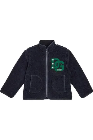 Dolce & Gabbana Chaqueta efecto teddy con logo