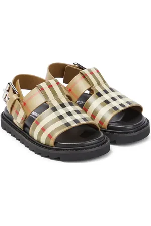 Burberry Sandalias Vintage Check de piel