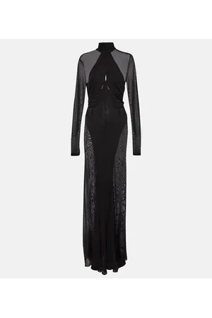 Isabel Marant Vestido de fiesta Rimma semitranslúcido