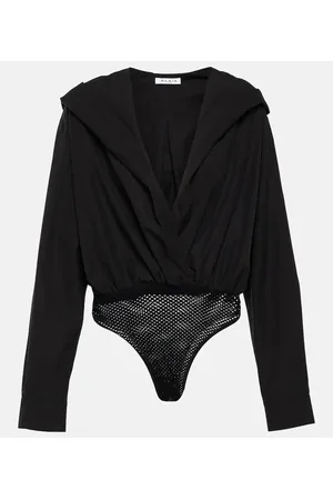 Alaïa Alaïa Body de algodón con capucha