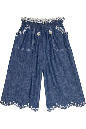 ZIMMERMANN Pantalones Tiggy Scallop en denim
