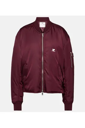 Courrèges Courrèges Chaqueta bomber con logo