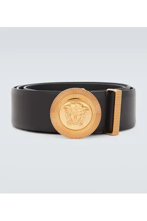 VERSACE Cinturón Medusa Biggie de piel