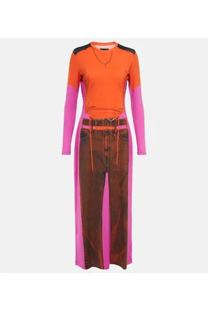 Y / PROJECT X Jean Paul Gaultier vestido largo Trompe L