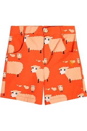 The Animals Observatory Shorts Pig de algodón estampados