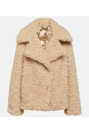 Stella McCartney Abrigo de peluche oversized