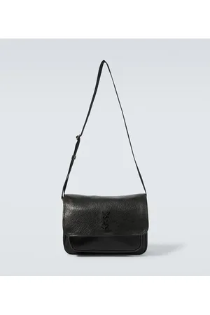 Saint Laurent Bolso cruzado Niki de piel granulada