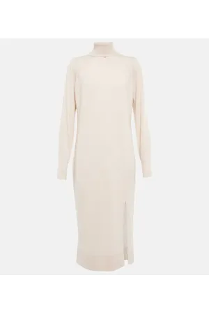 Jardin des Orangers Vestido midi de lana y cachemir