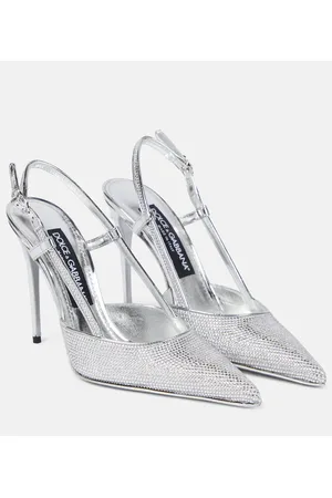 Dolce & Gabbana X Kim salones destalonados Lollo de piel