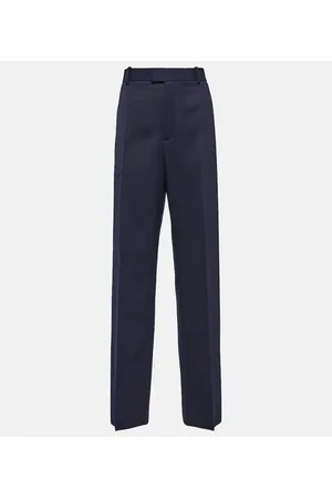 Bottega Veneta Pantalones anchos de lana