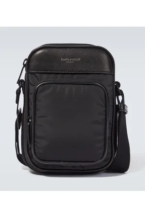 Saint Laurent Bolso para móvil de piel con logo