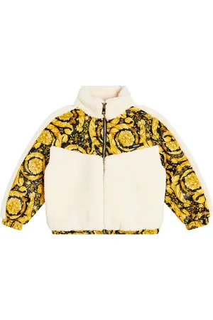 VERSACE Chaqueta Barocco con borrego sintético
