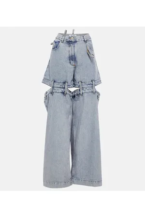 The Attico Jeans anchos de tiro bajo