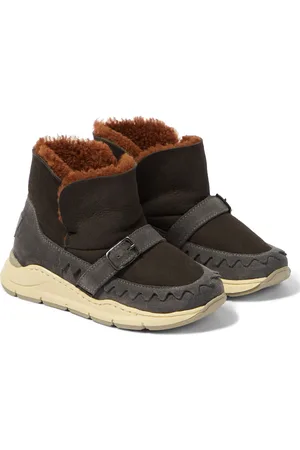 PèPè PèPè Botas de ante con forro de borrego