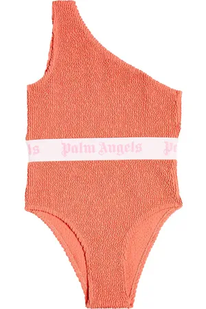 Palm Angels Bañador de un solo hombro con logo