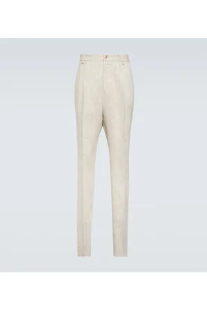 Dolce & Gabbana Pantalones ajustados de lino