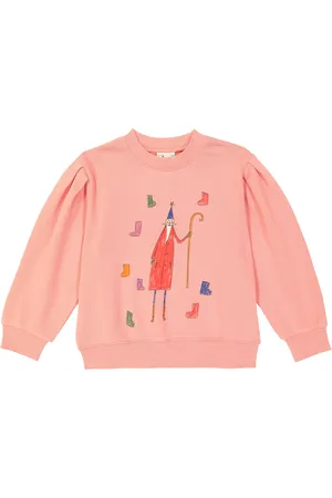 Jelly Mallow Sudadera en jersey de algodón estampado