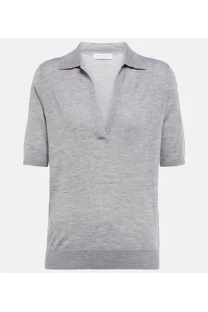 GABRIELA HEARST Camiseta Frank de cachemir y seda