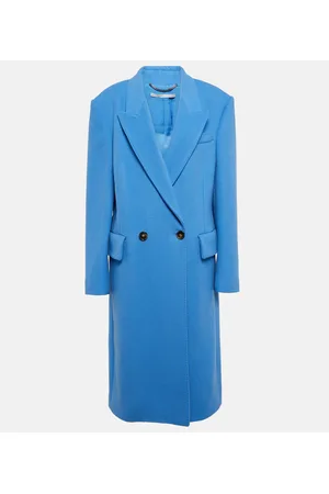 Stella McCartney Abrigo cruzado de lana