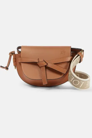 Loewe Bolso Gate Dual Mini de piel y jacquard
