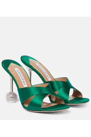 Aquazzura Sandalias Yes Darling 95 de satén