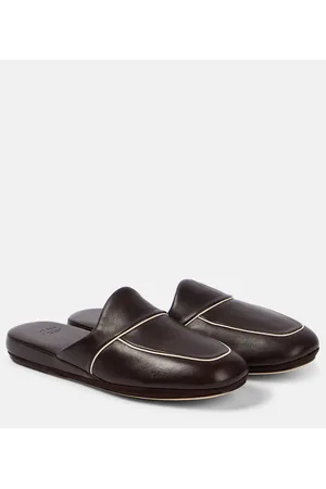 The Row Mules Beck de piel
