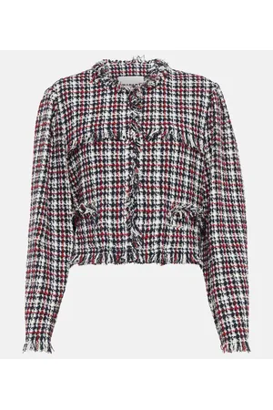 Marant Etoile Chaqueta de tweed mezcla de algodón