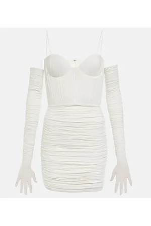 ALEX PERRY Vestido corto Paige fruncido