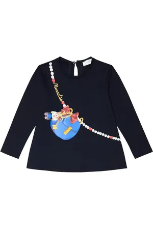 MONNALISA Top de jersey estampado