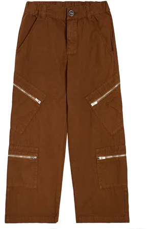 Jacquemus Pantalones Le Cargo Marrone de algodón
