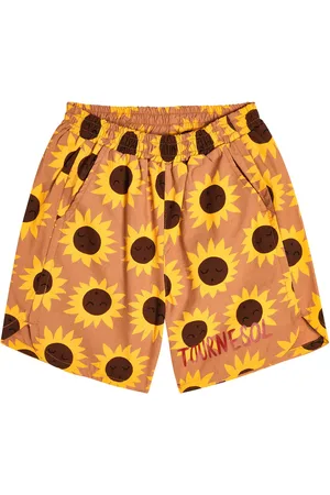 Jelly Mallow Shorts Tournesol en mezcla de algodón floral