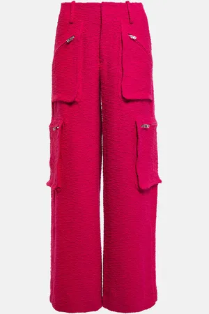 AMIRI Pantalones anchos cargo de tiro alto