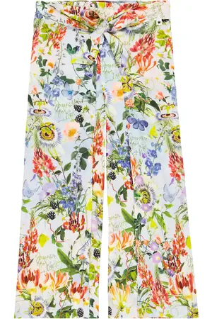 Molo Pantalones Aretha de algodón floral