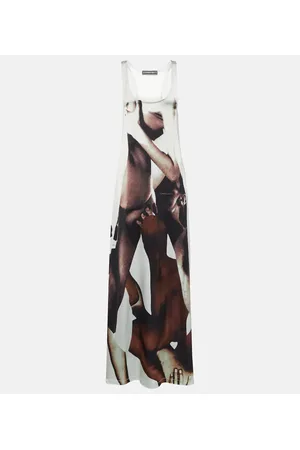 Y / PROJECT Vestido largo estampado