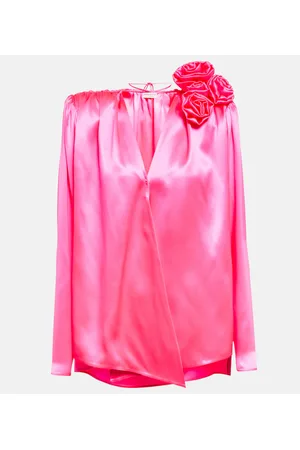 MAGDA BUTRYM Blusa de seda adornada