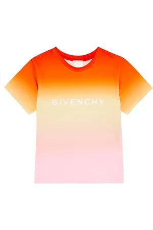 Givenchy Camiseta de punto de algodón degradado