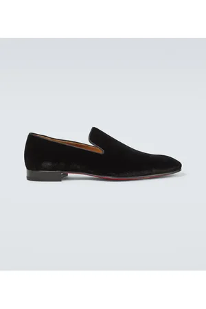 Christian Louboutin Mocasines Dandelion de terciopelo