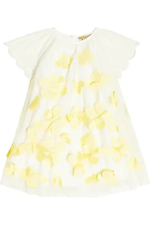 Stella McCartney Vestido con aplique floral