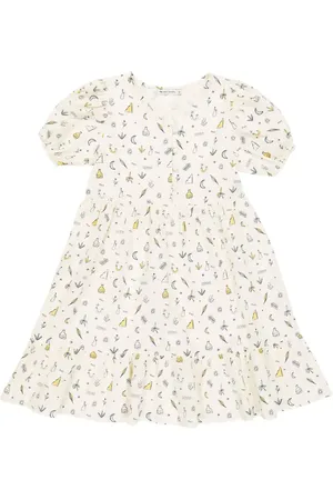 The New Society Vestido All Things de algodón estampado