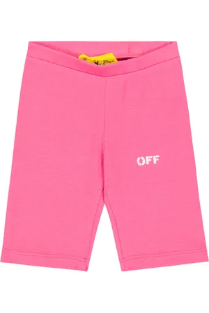 OFF-WHITE Shorts ciclistas Off Stamp acanalados