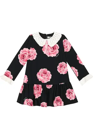 MONNALISA Vestido de cady con estampado floral