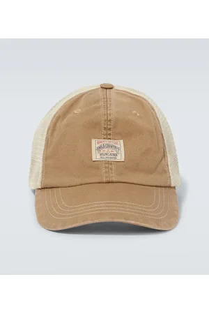 Ralph Lauren Gorra de algodón y malla con logo