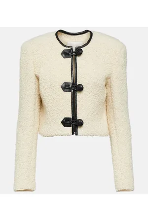 Isabel Marant Chaqueta Gradilia de lana con piel