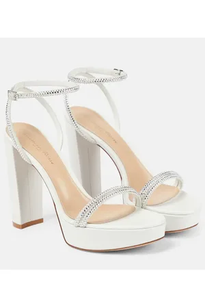 Gianvito Rossi Sandalias de piel con plataforma