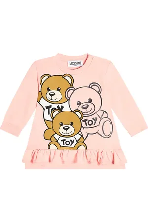 Moschino Bebé - vestido Teddy Bear en jersey de algodón