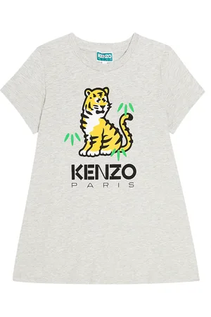 Kenzo Vestido camiseta de jersey de algodón