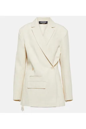 Jacquemus Blazer La Veste Tibau en mezcla de lino