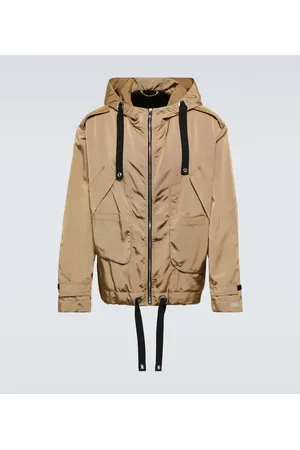 VERSACE Chaqueta de nylon con capucha