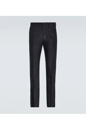 Tom Ford Pantalones rectos de algodón